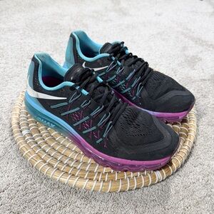 Nike Women’s Air Max 2015 Sneakers Shoes 698903-004 in Clearwater Black Purple 9